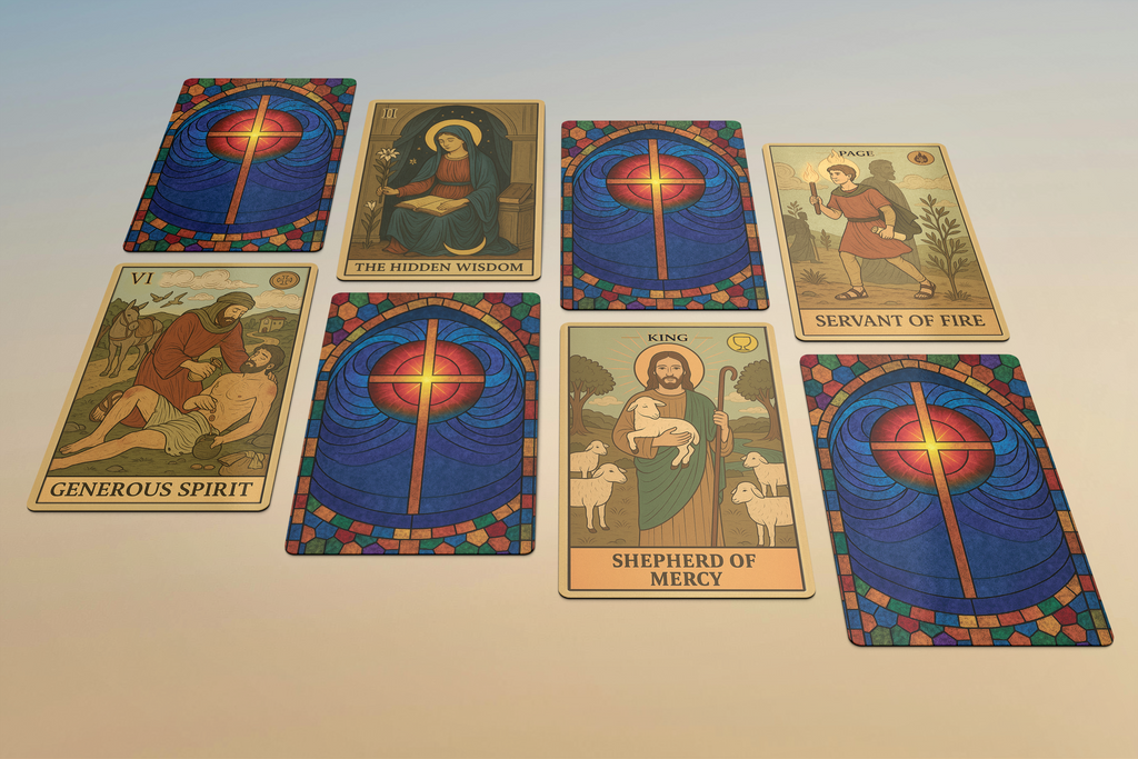 Living Word devotional cards with Bible