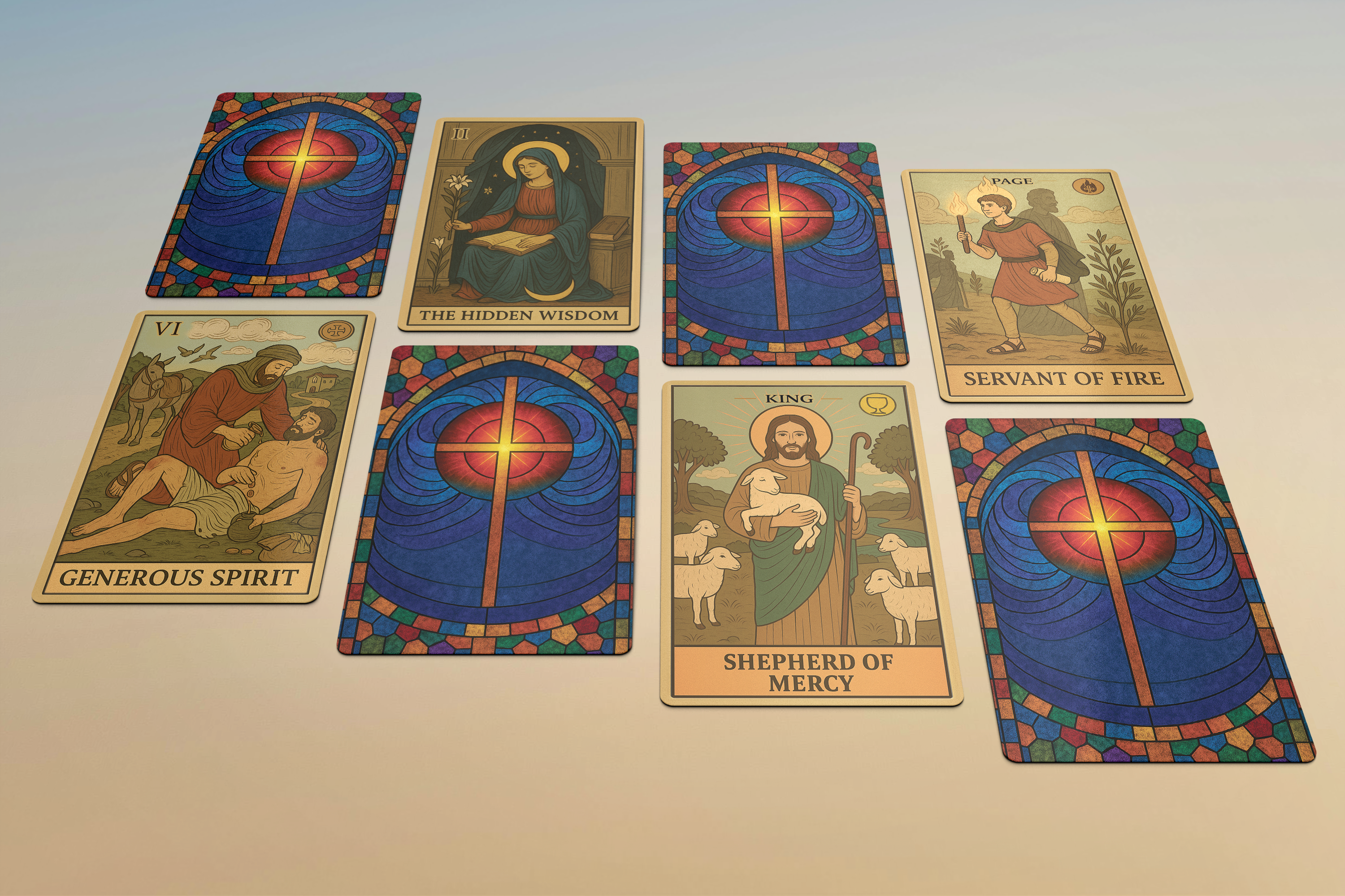 Living Word devotional cards with Bible